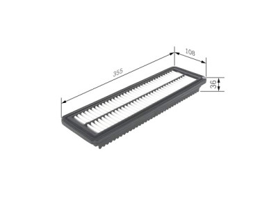Filtro de ar BOSCH F 026 400 455