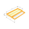 Filtro de ar BOSCH F 026 400 466