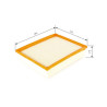 Filtro de ar BOSCH F 026 400 556