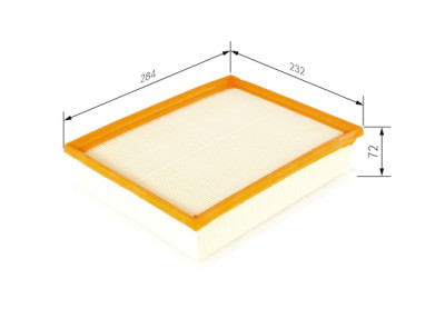 Filtro de ar BOSCH F 026 400 556