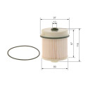 Filtro de combustível BOSCH F 026 402 216