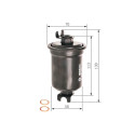 Filtro de combustível BOSCH F 026 403 019
