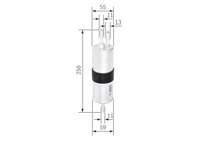 Filtro de combustível BOSCH F 026 403 754