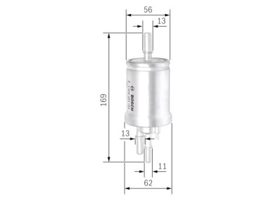 Filtro de combustível BOSCH F 026 403 764