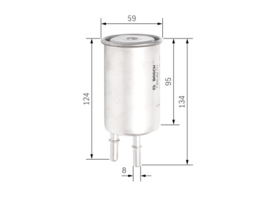 Filtro de combustível BOSCH F 026 403 771