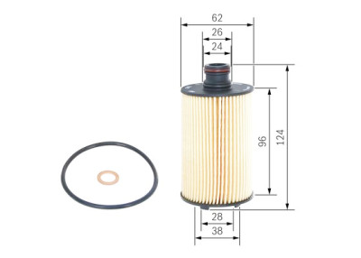 Filtro de óleo BOSCH F 026 407 154