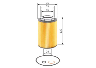 Filtro de óleo BOSCH F 026 407 158