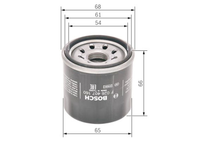 Filtro de óleo BOSCH F 026 407 160
