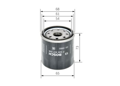 Filtro de óleo BOSCH F 026 407 208