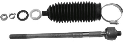 Articulação axial, barra de acoplamento
