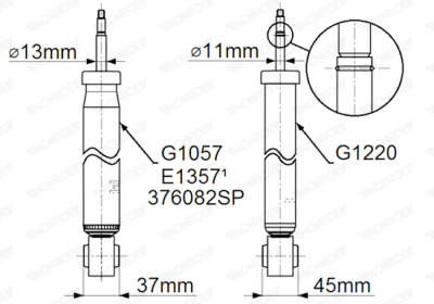 Amortecedor MONROE 376082SP