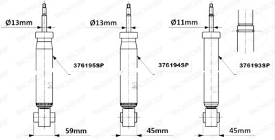 Amortecedor MONROE 376195SP