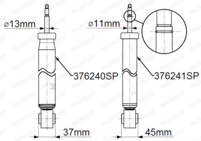Amortecedor MONROE 376240SP