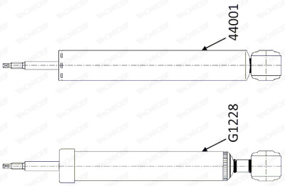 Amortecedor MONROE G1228