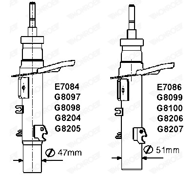 Amortecedor Monroe Original (Gas Technology)