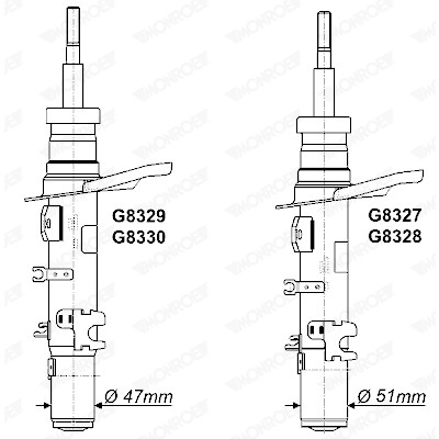 Amortecedor MONROE G8329