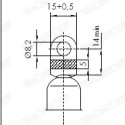 Mola pneumática, capot do motor