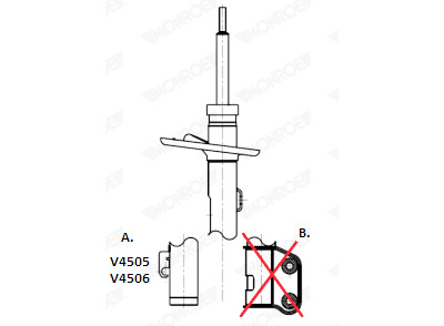 Amortecedor VAN-MAGNUM MONROE V4505