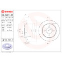 Jogo de discos de freio BREMBO COATED DISC LINE 08.4931.21