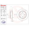 Conjunto de discos de freio BREMBO 08.6931.10