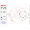 Conjunto de discos de freio BREMBO 08.8163.20