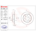 Jogo de 2 discos de freio BREMBO 08.9081.31