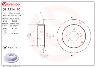 Jogo de discos de freio COATED DISC LINE