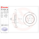 Conjunto de discos de freio BREMBO 08.A534.30