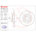 Conjunto de discos de freio BREMBO 08.A816.10