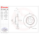 Conjunto de discos de freio BREMBO 09.4947.20