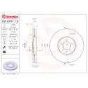Conjunto de discos de freio BREMBO 09.6747.10