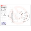 Conjunto de discos de freio BREMBO 09.6816.10