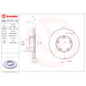 Conjunto de discos de freio BREMBO 09.7117.10