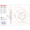 BREMBO 09.7142.31 Conjunto de discos de freio