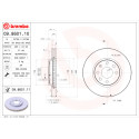 Conjunto de discos de freio BREMBO 09.8601.10