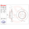 Jogo de discos de freio BREMBO COATED DISC LINE 09.8969.21