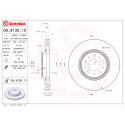 Conjunto de discos de freio BREMBO 09.9130.10