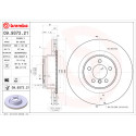 Jogo de discos de freio BREMBO COATED DISC LINE 09.9372.21
