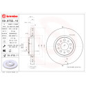 Jogo de discos de freio BREMBO COATED DISC LINE 09.9755.11