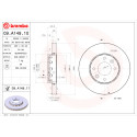 Conjunto de discos de freio BREMBO 09.A149.10