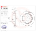 Jogo de discos de freio BREMBO COATED DISC LINE 09.A450.11