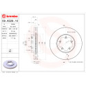 Conjunto de discos de freio BREMBO 09.A529.10