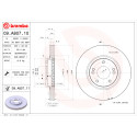 Conjunto de discos de freio BREMBO 09.A807.11