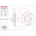 Conjunto de discos de freio BREMBO 09.A867.10