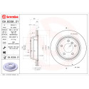 Conjunto de discos de freio BREMBO 09.B338.21