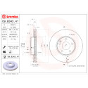 BREMBO COATED DISC LINE 09.B343.41 Conjunto de discos de freio
