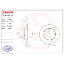Conjunto de discos de freio BREMBO 09.B492.10