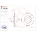 Conjunto de discos de freio BREMBO 09.B594.10
