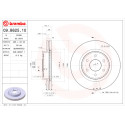 Conjunto de discos de freio BREMBO 09.B625.10