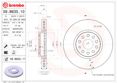 Jogo de discos de freio COATED DISC LINE